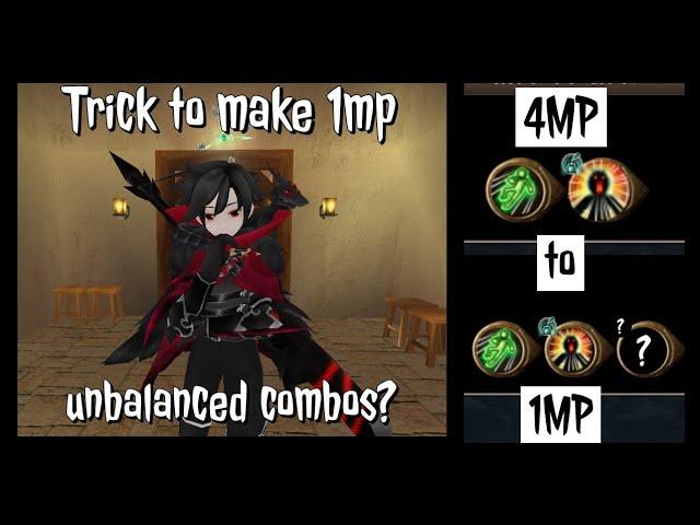 Trick to make 1mp unbalanced combos - Make Advanced Combos - Toram Online