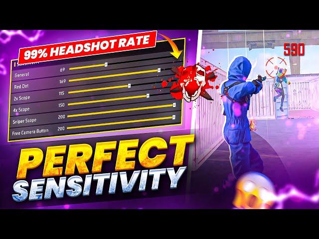 2025 BEST SENSITIVITY For 99% Headshot Rate ️ All Devices || Free Fire Max