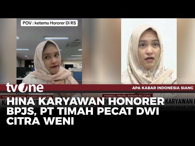 PT Timah Pecat Pegawai yang Hina Karyawan Honorer | AKIS tvOne