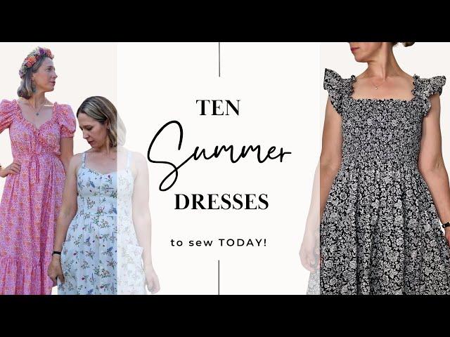 10 Simple Summer Sundresses to Sew NOW!