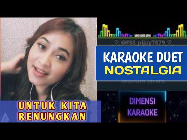 UNTUK KITA RENUNGKAN | Karaoke Duet Smule Artis Pop Dangdut| Cover Anggie