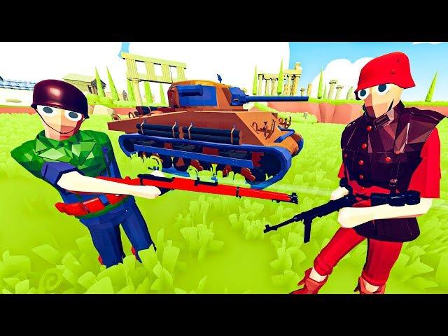 TABS - Total Tank Invasion of Germany by the USA - Totally Accurate Battle Simulator