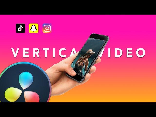 Davinci Resolve 16 Vertical Video for Instagram