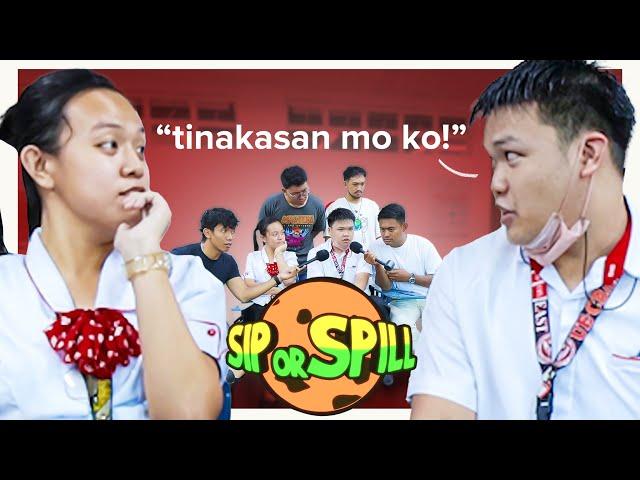 "TINAKASAN MO KO!" | SIP OR SPILL sa UE CAL | Black Cookies