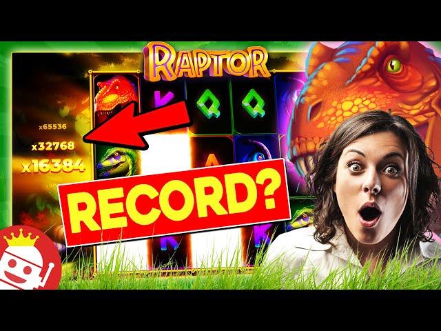 RAPTOR  MEGA BIG WIN!  MUST SEE! 