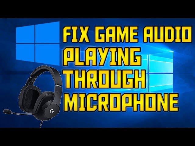 FIX Game Audio Echoing Through Microphone! *2024!* (WORKS WITH ANY PC!)