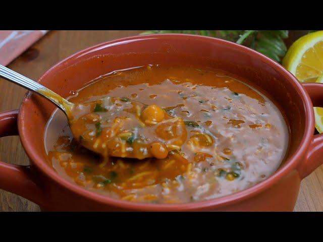 Moroccan lentil soup recipe that surprised me with its taste! Easy, Delicious and Healthy! (Harira)