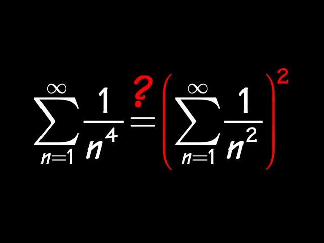 Sum of 1/n^4 (Fourier Series & Parseval's Theorem)