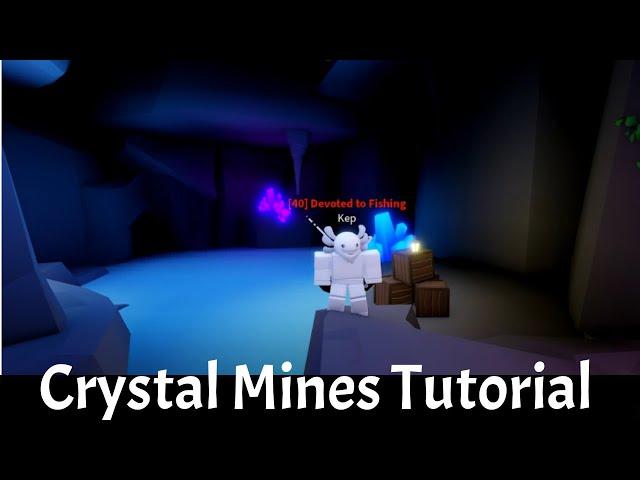 How To Get Into The Crystal Mines Quest In Fishing Frontier