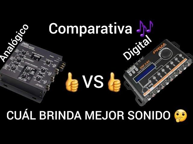 COMPARATIVA  CROSSOVER CLARION MCD360 VS PROCESADOR PRV AUDIO DSP 2.8X