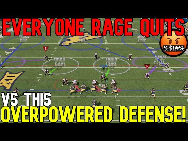 STOPS EVERYTHING I Use 1 UNBEATABLE DEFENSE All Gameplay & NO ONE SCORES! College Football 25 Tips