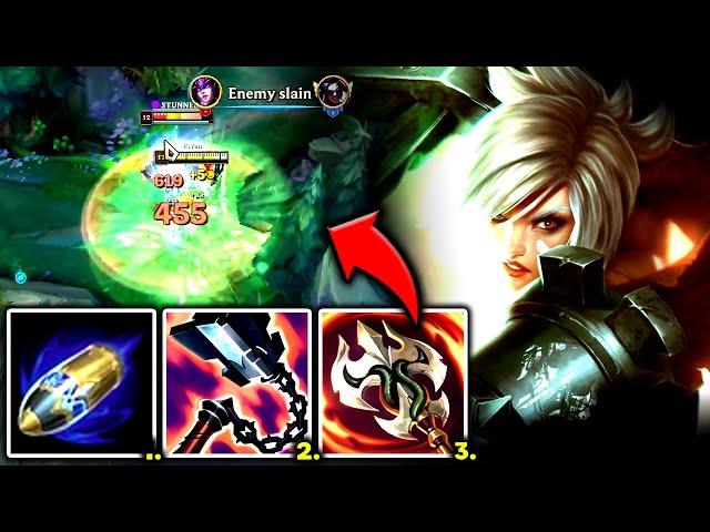 RIVEN TOP HOW TO 100% CARRY 1V9 WITH FIRST STRIKE! - S13 RIVEN TOP GAMEPLAY! (Season 13 Riven Guide)
