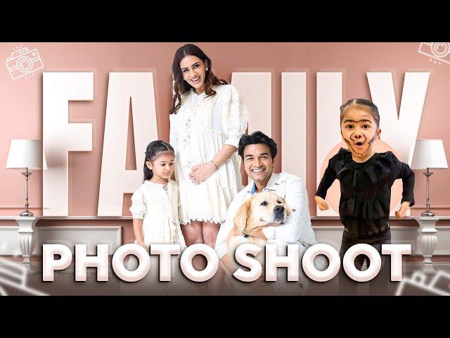 Family photoshoot + Anayka's stage performance