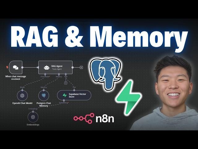 How to Set up Supabase and Postgres for RAG Agent with Memory in n8n (2025)