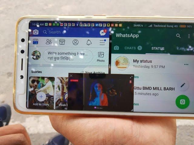 How to use Split Screen in All Redmi Phone Easy Method. Multi Window Use | #mi | By Technica Suraj