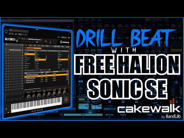 Drill Beat w Free HALion Sonic SE in Cakewalk | Tutorial