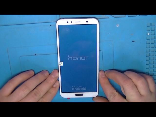 Замена дисплейного модуля на Honor 7C