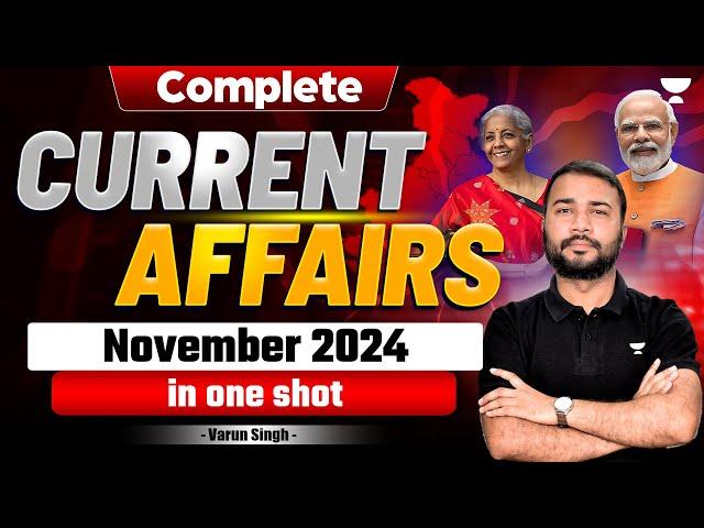 November 2024 Current Affairs for Judiciary | Varun Singh | Unacademy Judiciary