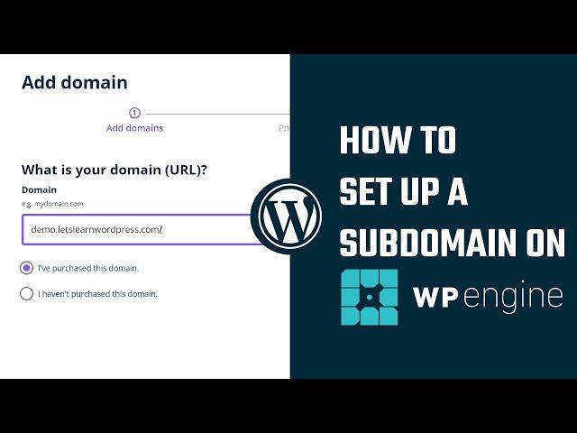 How to create a subdomain in WP Engine WordPress Hosting? 2023 | #WordPress 32