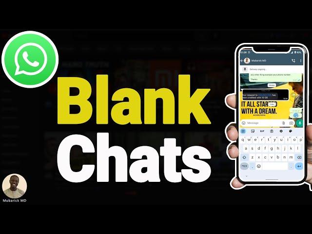 How to send a Blank Message on WhatsApp [UPDATE] - Full Guide