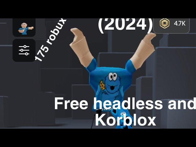 Fake Cheap headless and Korblox(2024)