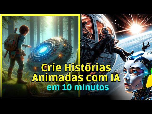 Como criar histórias animadas com inteligência artificial grátis!