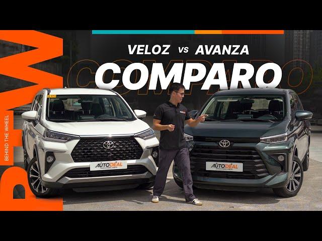 2022 Toyota Avanza vs Toyota Veloz Comparo | Behind the Wheel