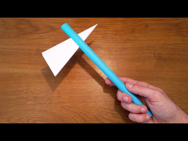 How To Make a Paper Tomahawk - Ninja Origami