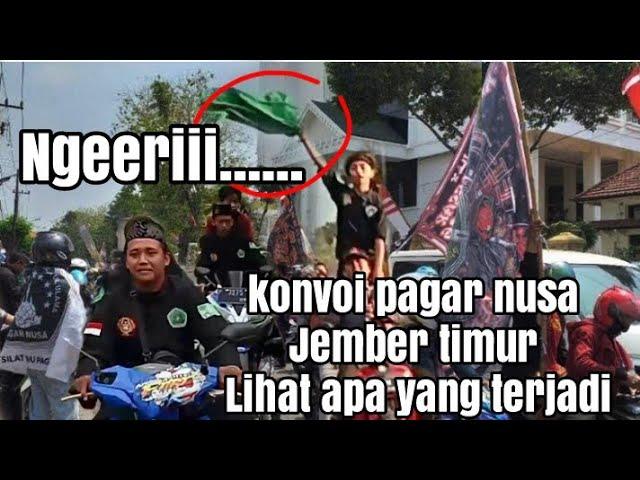 Konvoi pagar Nusa Jember timur