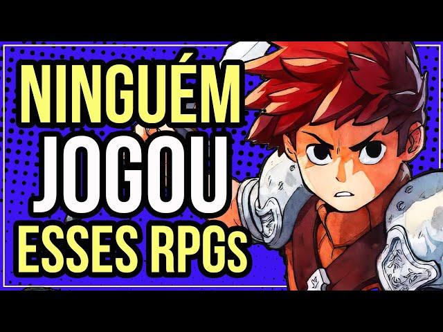 10 RPGs RECENTES e EXCELENTES que  NINGUÉM JOGOU