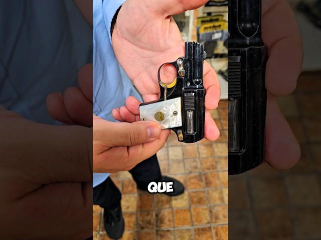 Já viu uma pistola desse tamanho? Sabe que marca é?