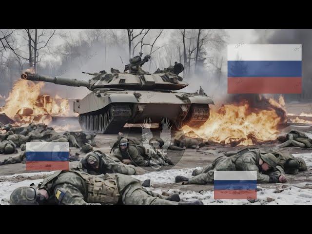 Arriving in Ukraine, M1 ABRAMS carries out brutal attacks on Russian T-90M tanks | Look what happene