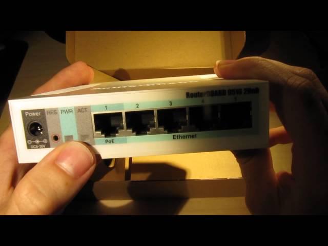 MikroTik Routerboard RB951G-2HnD unboxing