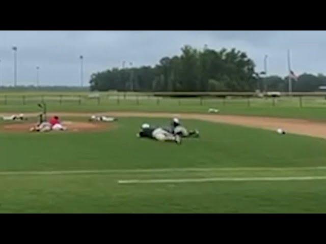 Gunfire forces youth baseball players to duck for cover