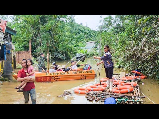 #2-Tran Dieu Linh and Crane Truck: Help people overcome the consequences of storm YAGI in Vietnam