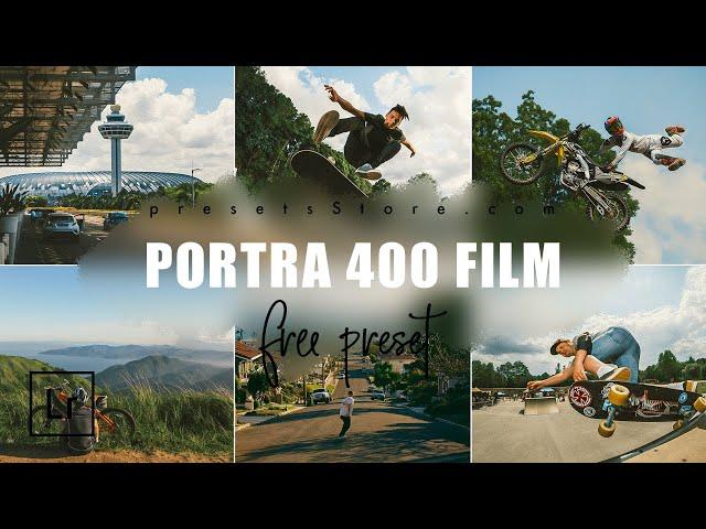 PORTRA 400 FILM — Professional Lightroom Presets Free Download | Warm Summer Film Filter