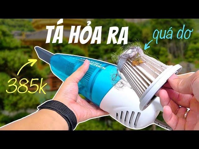 Review Máy hút bụi cầm tay Deerma DX118C giá rẻ | Hút bay mọi thứ (Bom trải nghiệm)