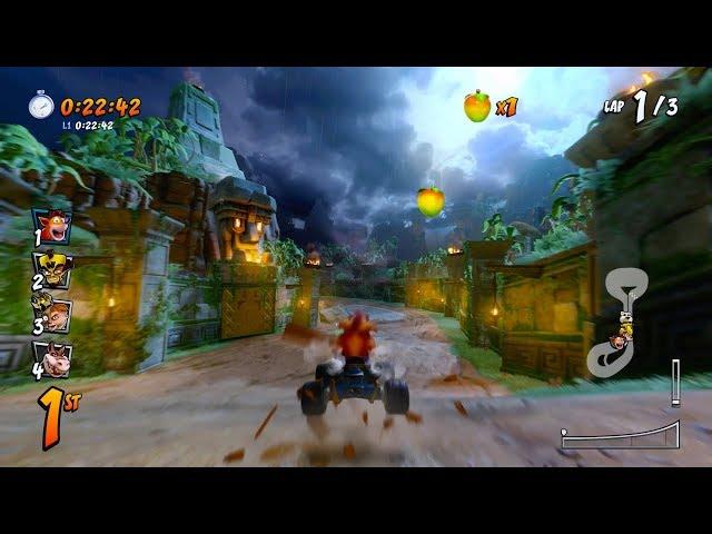 Crash Team Racing "Nitro Fueled": Tiger Temple (CTR Challenge) [1080 HD]