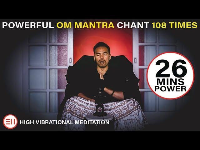 Eric Ho Chants Aum (Om) 108 times | Raise Your Vibrations with Om Mantra Meditation