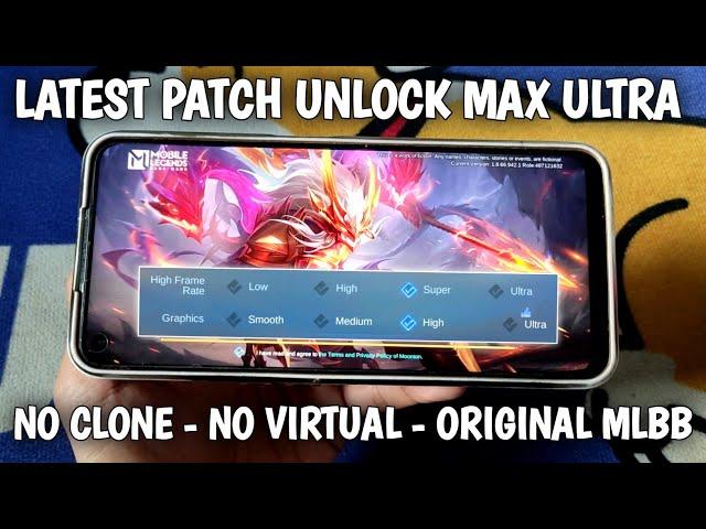 New* HOW TO UNLOCK ULTRA GRAPHICS & ULTRA REFRESH RATE IN MLBB ANDROID 8 TO 14     SMOOTH UNLOCK