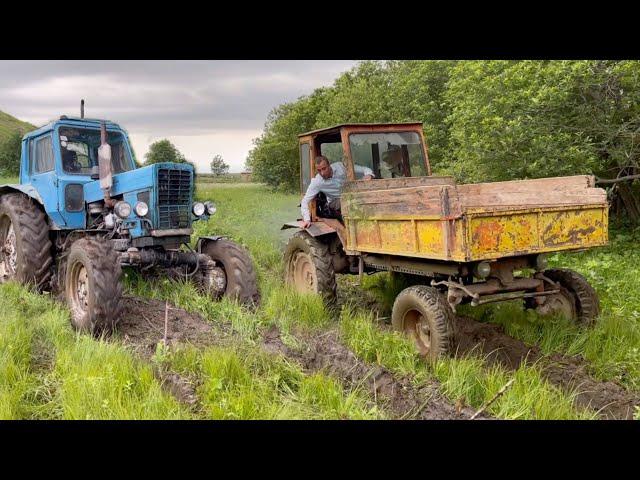 Трактор Беларус МТЗ 82 Против Трактор Т-16 | Сравнение По Болоту ОФФРОАД