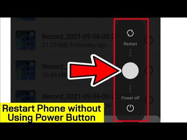 How To Restart or Power Off Without Using Power Button Realme Narzo 50i Android Mobile Phone