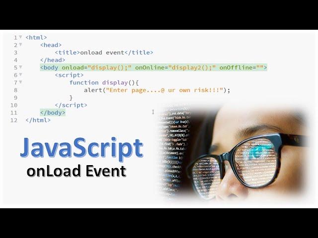 Javascript onload event