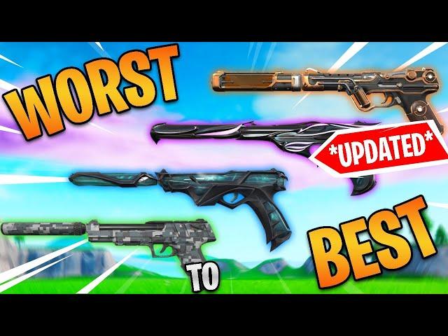 *NEW* Ranking Every GHOST SKIN in VALORANT From Worst to Best