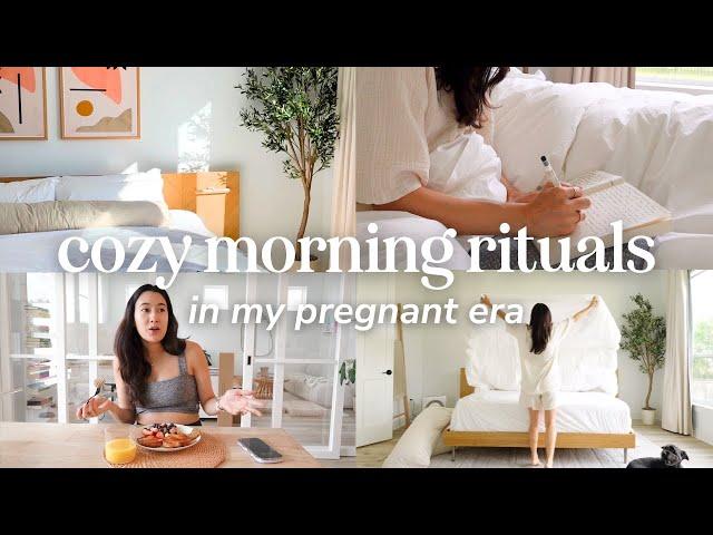 ️ Cozy Morning Routine in My Pregnant Era | Tips to Make Your Bedroom Feel Like A Hotel