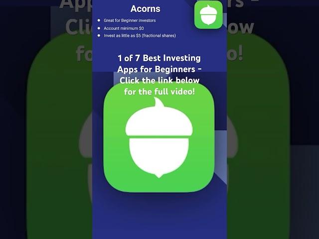 Top Investing Apps for Beginners 2024 #passiveinvesting #investing