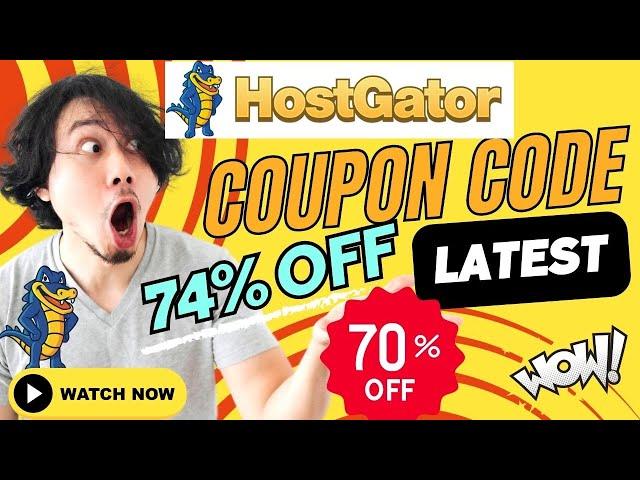 Hostgator Discount Coupon Promo Code [2023 Latest] - 74% OFF (100% Working)