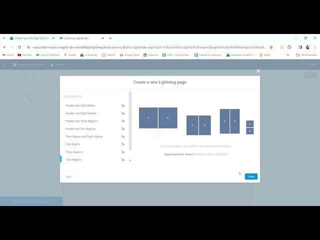 Create Your First Page || Lightning App Builder