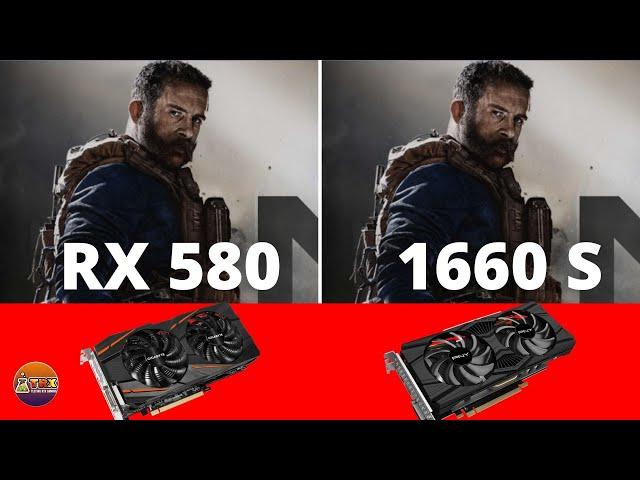 AMD Radeon RX 580 8GB vs Nvidia GTX 1660 Super 6GB |  Top 11 games Tested