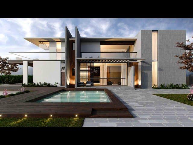 Exterior House Design in SketchUp | House Design Tutorial | House Animation